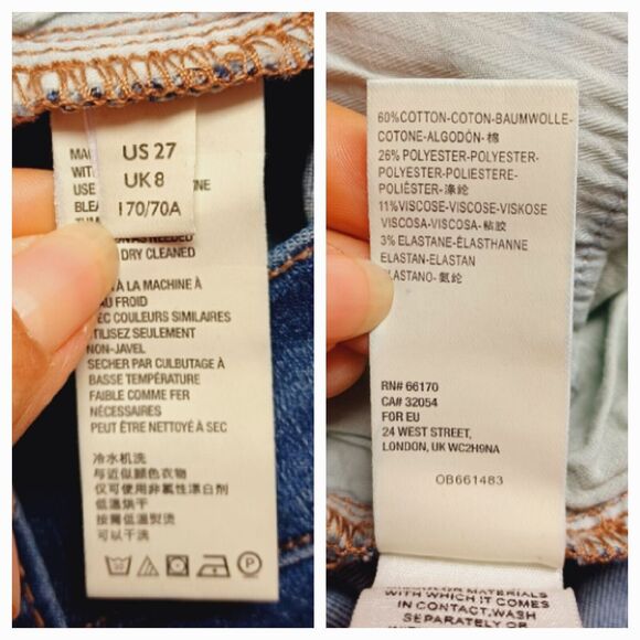 Free People Great Heights Fringe Frayed Hem Skinny Jeans Women's Size 27 - Picture 8 of 12